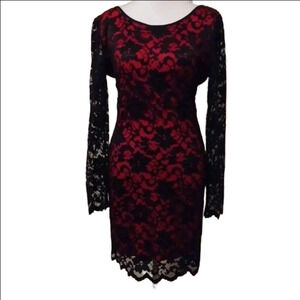 🌺Red and black Frederick's of Hollywood dress🎉